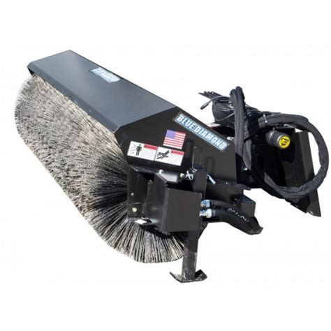 broom skid steer|rotary broom for skid steer.